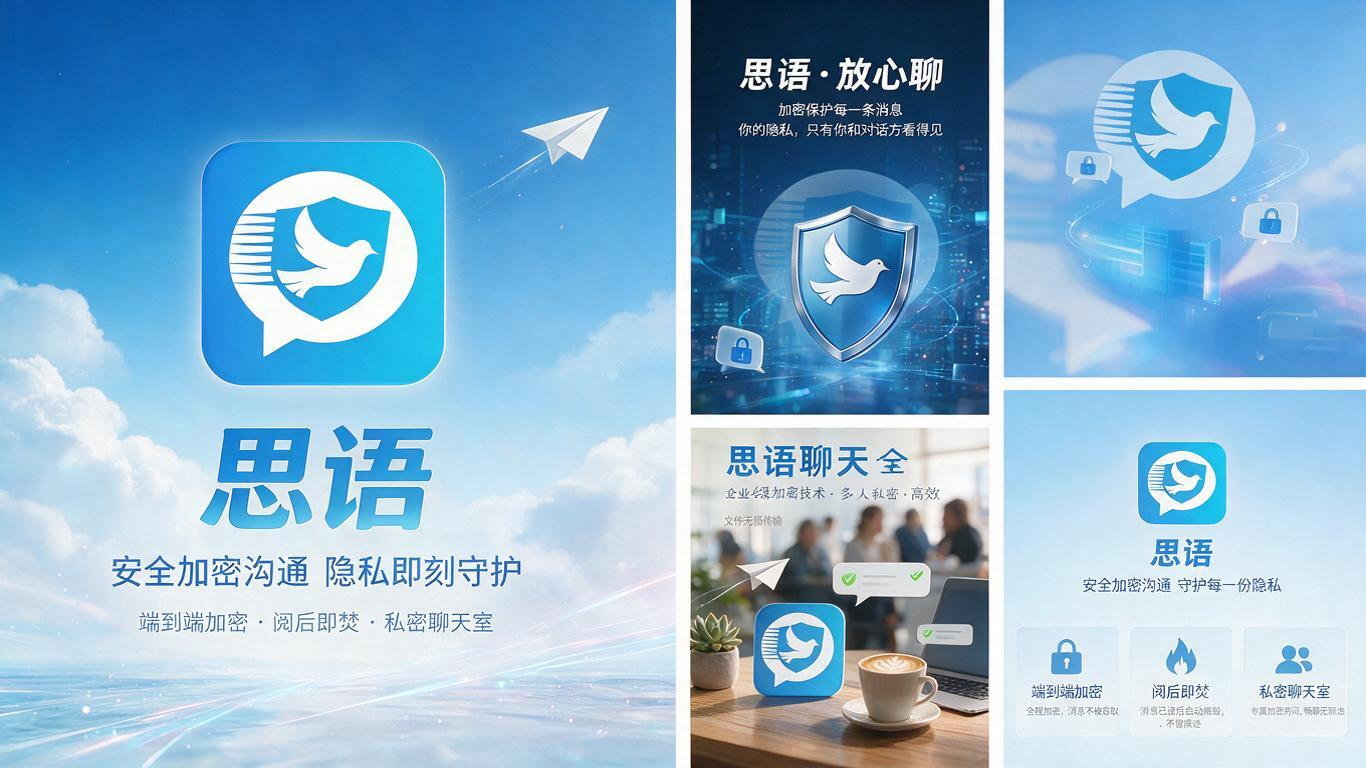 思语聊天功能模块:端到端加密、阅后即焚、私密聊天室