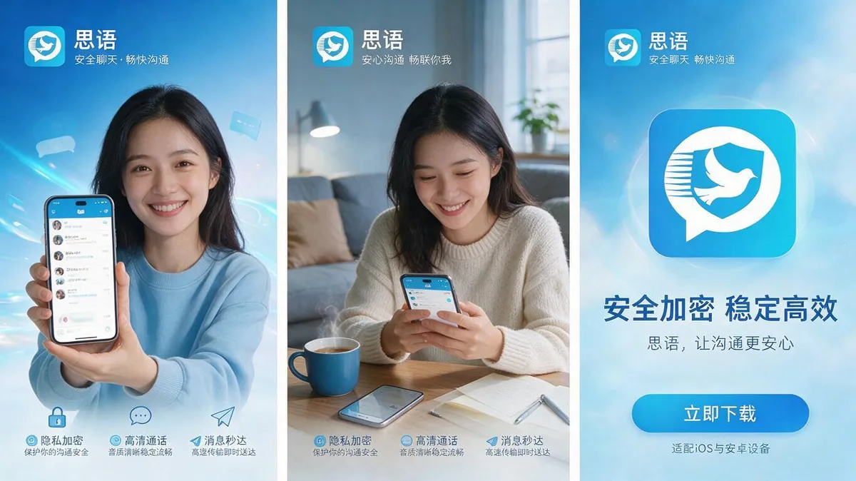 思语聊天安全私密通讯界面